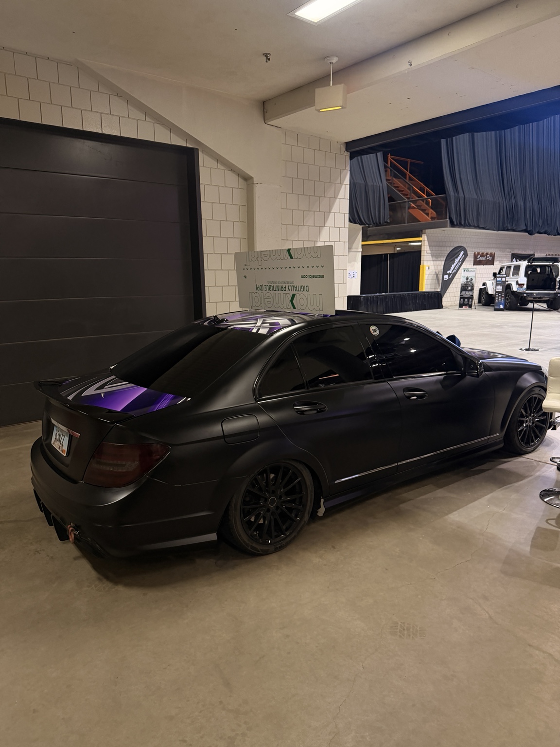 Black custom Mercedes